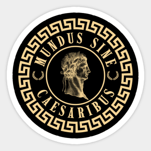 Mundus-Sine-Caesaribus Sticker